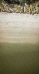 Dennes Point Beach From Above, Located On Bruny Island In Tasmania Stock Photo