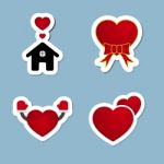 Love Icon Set Stock Photo