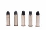 Bullets Isolated On White Background Stock Photo