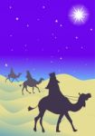 Christmas Wise Men Stock Photo