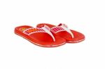 Orange Flip Flops Stock Photo