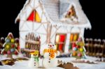 Gingerbread House Stock Photo