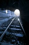 Train Tunnel Stock Photo