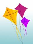 Colorful Kites Stock Photo