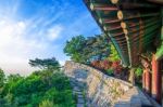 Namhansanseong Fortress In South Korea, Unesco World Heritage Site Stock Photo