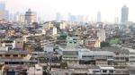 Building Of Populous City Top View Stock Photo