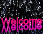 Welcome Word Stock Photo