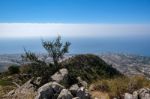 Benalmadena, Andalucia/spain - July 7 : View From Mount Calamorr Stock Photo