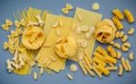 Italian Foods Concept And Menu Design. Assorted Types Of Pasta Stock Photo