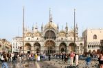 View Of Basilica Di San Marco A Venezia Stock Photo