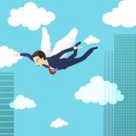 Businessman Flying Stock Photo