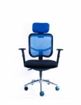 blue Office Chair Stock Photo