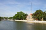 Classic Building Water Front Canel Of Park Stock Photo