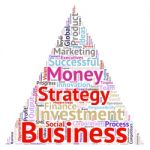 Business & Finance Related Word Cloud Background Stock Photo