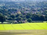 View Of The Cheshire Countryside From Beeston Castle Stock Photo