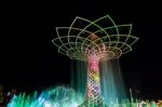 Tree Of Life At Expo In Milan Italy Stock Photo