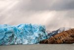 Early Morning On The Glacier Perito Moreno, Argentina Stock Photo