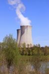 Nuclear Power Plant Stock Photo