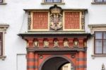 Elaborate Archway At Hofburg At Heldenplatz In Vienna Stock Photo