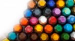 Stack Of Oil Pastels Stock Photo