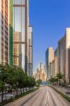 Highrise Buildings In Hong Kong, China Stock Photo