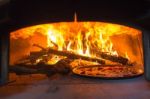 Pizza Oven Stock Photo