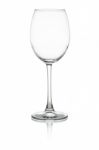 Empty Wine Glass Isolated On White Background Stock Photo