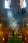 London - July 30 : View Of Westminster Cathedral In London On Ju Stock Photo