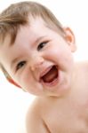 Laughing Baby Stock Photo