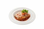 Beef Lasagna With Chesse Stock Photo