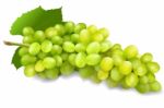 Bunch Of Green Grapes Stock Photo