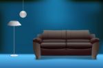 Sofa Set Stock Photo