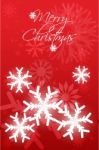 Merry Christmas Card Stock Photo