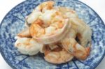 Boiled Shrimp Stock Photo