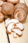 Shiitake Mushrooms Stock Photo