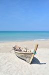 Long Tail Boat Stock Photo