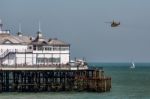 Sea King Har3 Helicopter Display At Airbourne Stock Photo