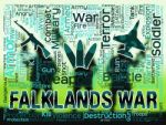 Falklands War Shows Malvinas Hostilities And Fighting Stock Photo