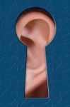 Ear Spy Stock Photo