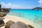 Beautiful Beach At Koh Miang In Mu Koh Similan, Thailand Stock Photo