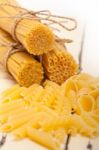 Bunch Of Italian Pasta Type Stock Photo