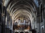 Organ In The Cathedral Of St Andrew In Bordeaux Stock Photo