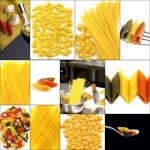 Various Type Of Italian Pasta Collage Stock Photo