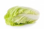 Lettuce Heart On A White Background Stock Photo