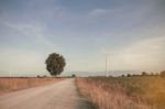 Roads On Countryside Stock Photo