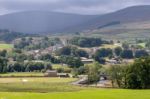 Hawes, Yorkshire/uk - July 28 : View Of Hawes In The Yorkshire D Stock Photo