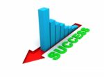 Success Business Graph Stock Photo