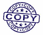 Copy Stamp Stock Photo