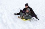 Winter Scene In East Grinstead Stock Photo