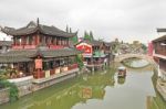 Qibao Old Town Stock Photo